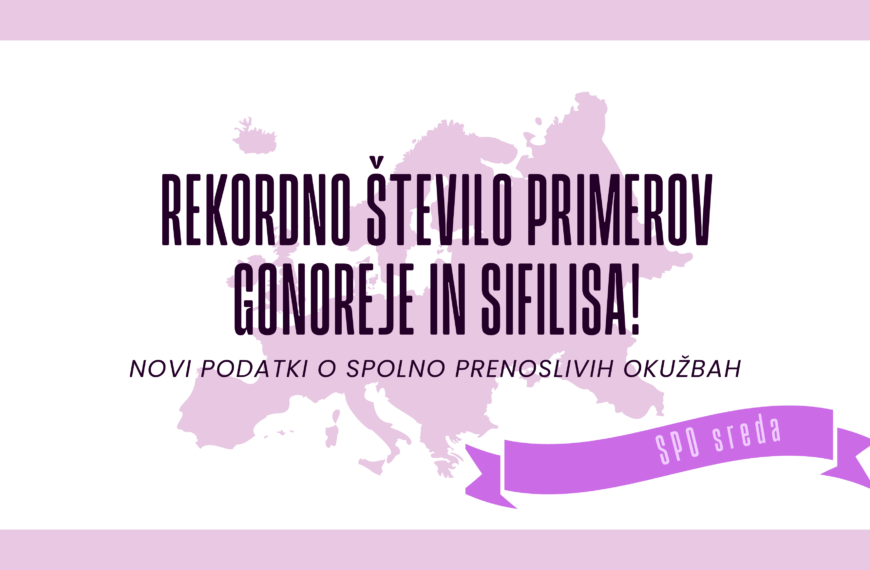 Rekordno število primerov gonoreje in sifilisa!